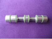 screw machining aluminum bar stock piston for valve-subassemblies